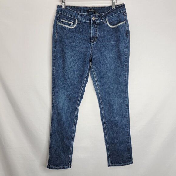 𝅺ROZ & Ali Denim Blue Size 10 jeans - Picture 14 of 14
